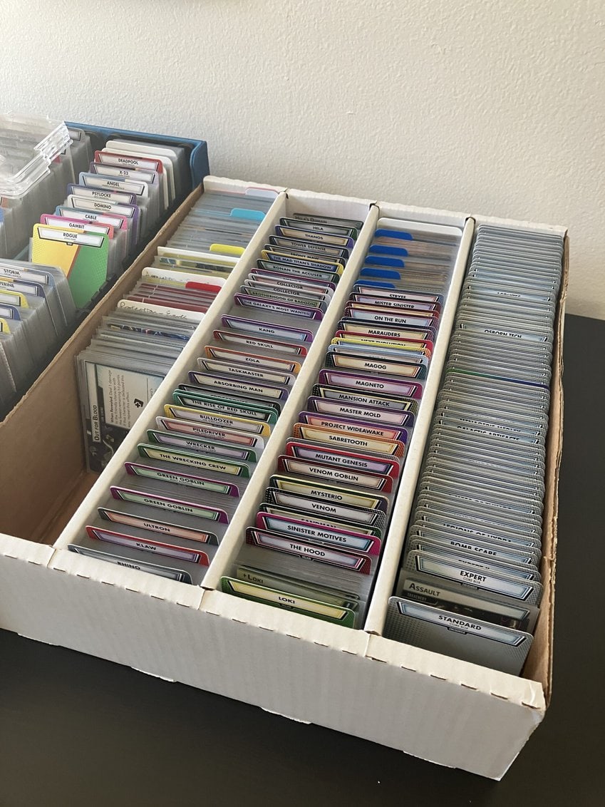 Large Size Box Full of Assorted Sleeved/non Sleeved Sports sale cards